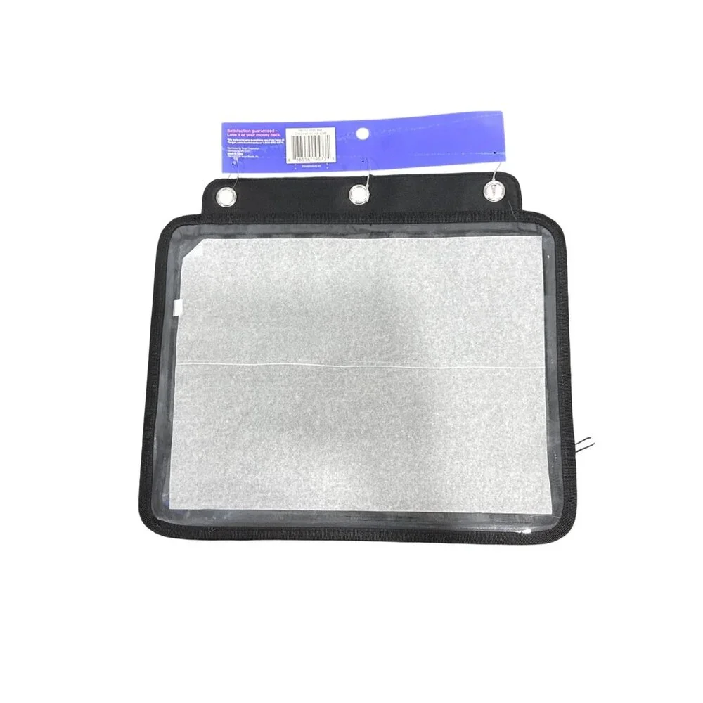 Up & Up Tablet Pouch With Zipper Closure & 3 Grommets For Binder Organization Bl